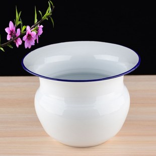 防滑老式搪瓷高脚痰盂老人痰盂尿桶尿盆儿童便盆儿童坐便器子孙桶