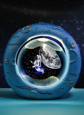 水晶球摆件卧室睡眠灯台灯床头氛围小夜灯儿童生日礼物学生毕业季