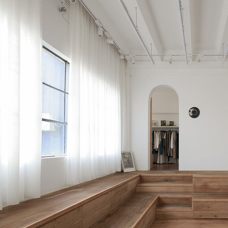 呈开纯白色大气竖纹肌理窗帘纱帘定制客厅卧室飘窗透光纱帘布成品