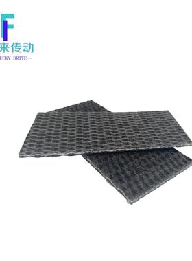 3.8mm黑色PVK输送带快递分拣机场行李传送耐冲击耐磨耐切割输送带