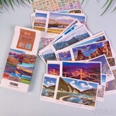 美丽新疆明信片大沙漠草原高原雄峰戈壁天山雪域旅行风景摄影贺卡