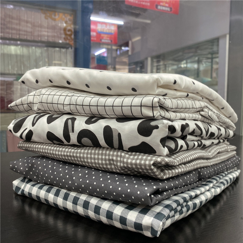 黑白纯棉床笠单品全棉斜纹黑白百搭床品单件席梦思床垫套棕垫枕套