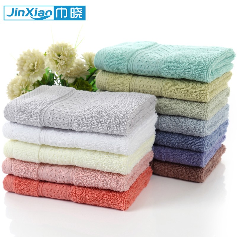 纯棉成人大方巾小毛巾男女士全棉正方形四方洗脸巾家用擦手巾手帕