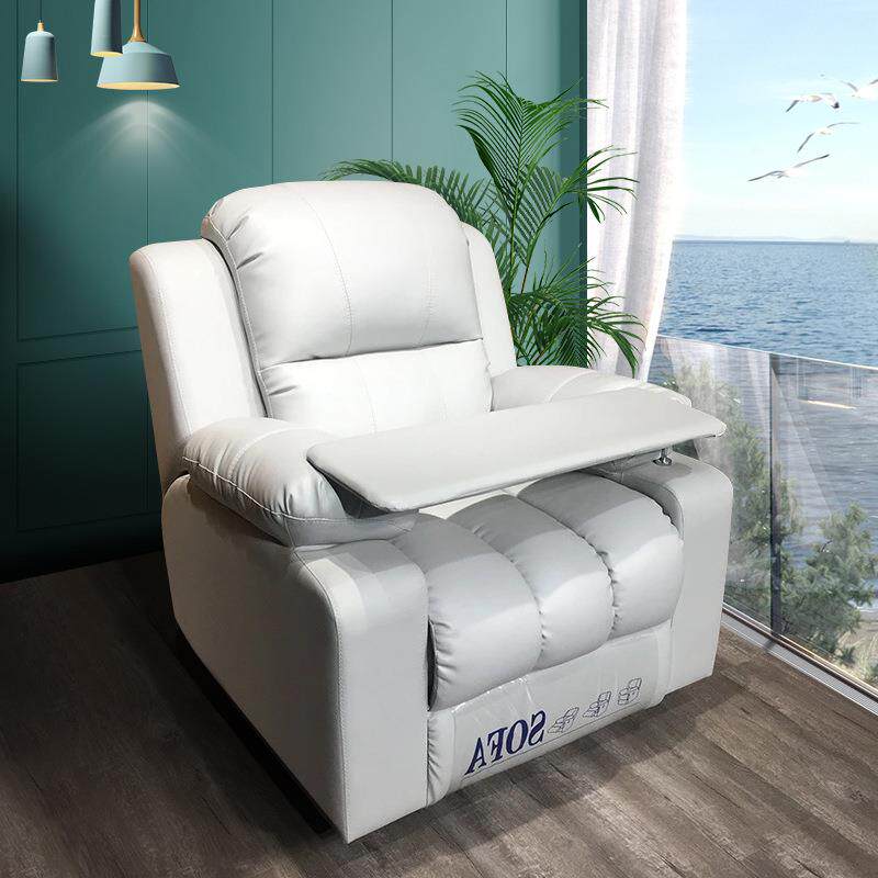 包邮单人皮制电动功能躺椅皮制欧式美容院美睫美甲沙发