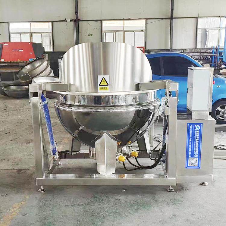 酱香盐焗鸡爪漂烫卤煮线虎皮凤爪烤鸡腿加工设备大型300kg夹层锅