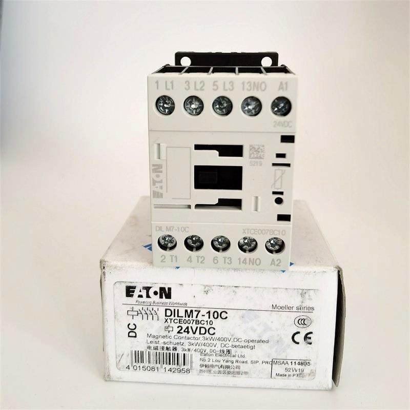 伊顿直流接触器DILM7-10CDILM7-10CDC24V现货