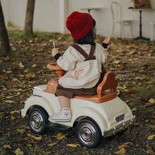 婴幼儿玩具小孩滑步车四轮人宝宝坐男女可老爷车儿童电动汽车滑行