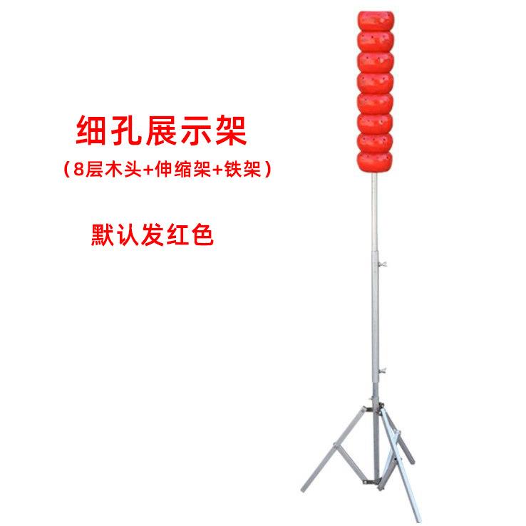 地摊热卖产品木头人摇摇鼓架子冰糖葫芦展示架三角腿支架