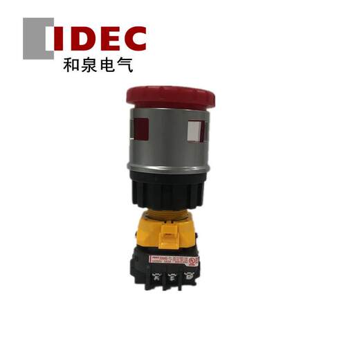 IDEC和泉大蘑菇头急停按钮XN4E-TL412Q4MR开关40MM