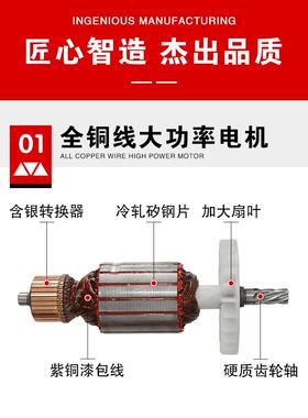 宝杰11796RE磁丝力钻孔取芯攻磁钻型轻便工业级大座功小率吸铁台
