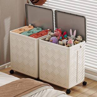 翻盖折叠收纳家用箱大容量衣无品牌/物被娃子整理箱玩具娃收纳折