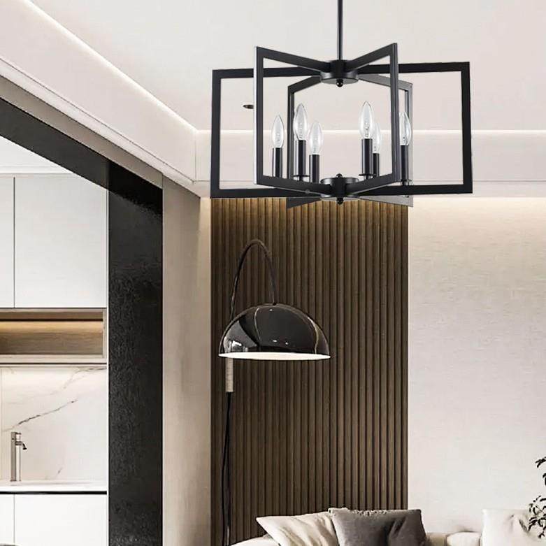 吊灯客厅灯术头蜡烛艺380灯餐吊灯客厅卧室酒店铁艺吊法式吊多灯