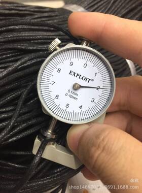 蜡绳厂家直销2.MM国蜡产棉质蜡0线线TNU吊牌绳编织服装辅料