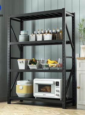 黑色架书架NYR誉置物架货多层简易铁艺家用储物架展示架创阳台铁