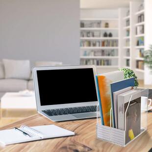 热销桌面收纳架明亚力克文20220066件收纳夹杂志笔收记本收透纳办