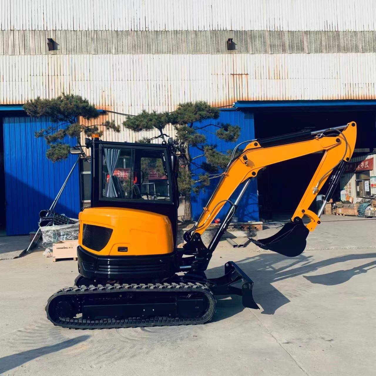 35小挖机果园种小型挖掘机植绿CSD化工程挖土型用履带小型挖掘农