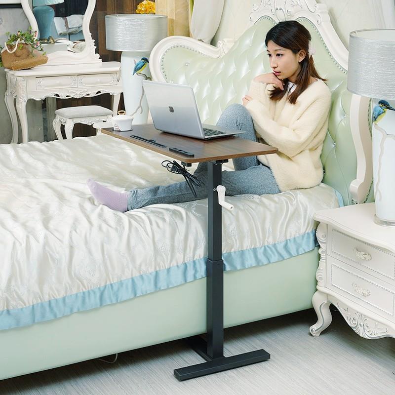 床JYP边手桌可移动升电脑桌书桌写字桌沙发边几降床桌头卧室子摇