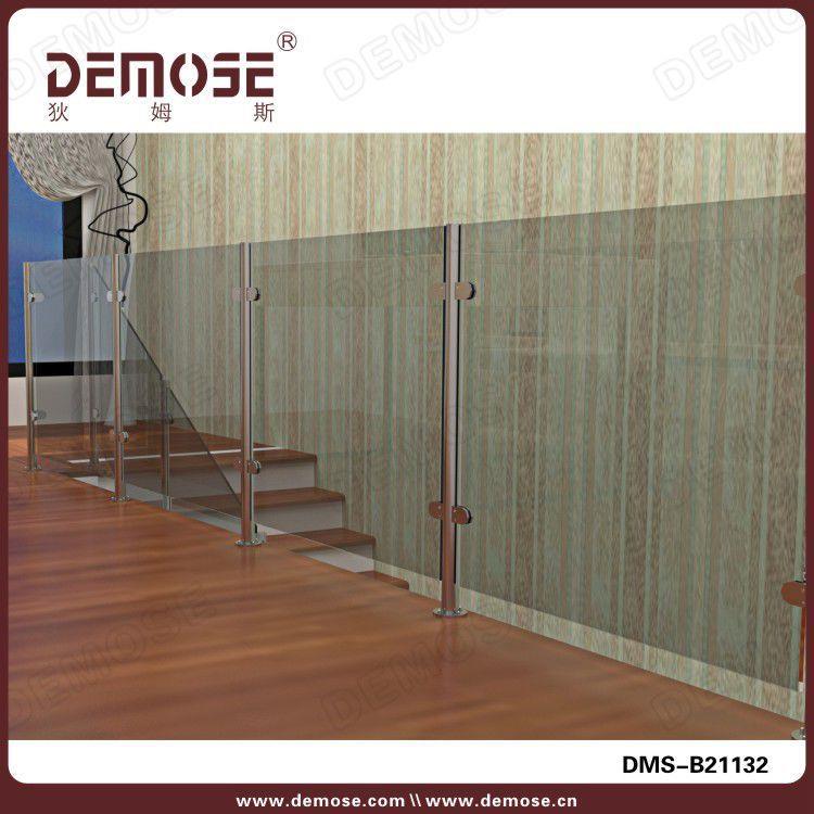 姆斯家出口厂栏GCP杆民宿酒店阳玻璃栏杆狄不锈钢圆管立台柱玻璃