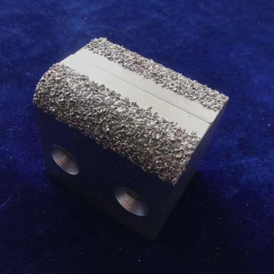 砂钎焊金刚石磨块OEG钎辊焊破碎料轮胶橡胶轮胎塑沙料转用轮