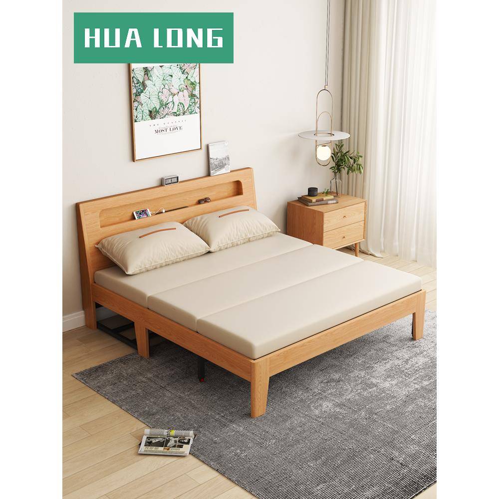 A9L202沙5新款实木沙发床小户型红网款客发JWD厅多功能可折叠床两