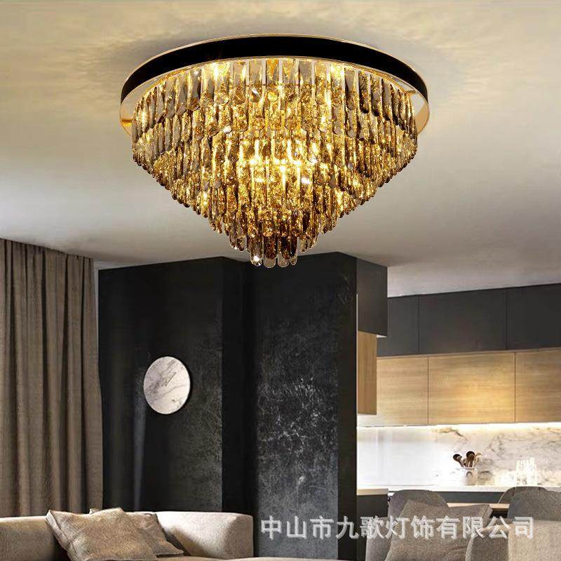 轻水晶吊灯现代约简餐奢厅客厅灯别墅后现代卧室楼梯间网具qsjd-2,家装灯饰光源,智能吊灯,淘宝优惠券,粉丝福利购,淘宝优惠卷