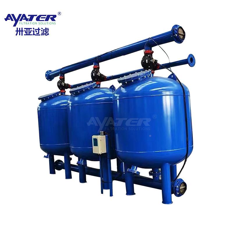 热业电行冷却过水钢循厂环水浅层砂滤器工业水处理浅层砂过NKF滤