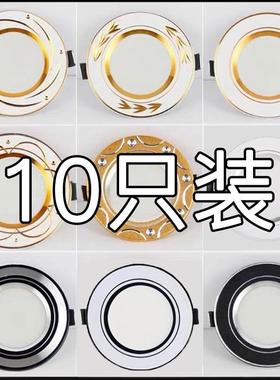 ?筒灯LED天花吊灯嵌DEG入家用客厅7.58公分三/色式变光过道顶洞灯