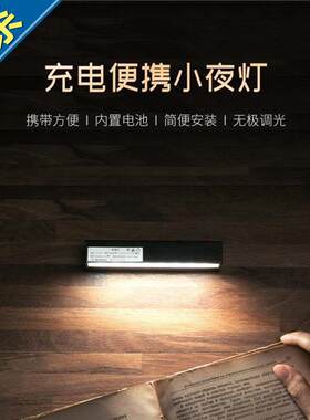 p灯具省电小灯宿舍牀上用写字学习简单吸附护眼夜晚台灯书桌厕所
