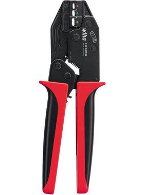 wiha威汉德国进口椭圆绝缘线缆接片接头人体工学压线钳
