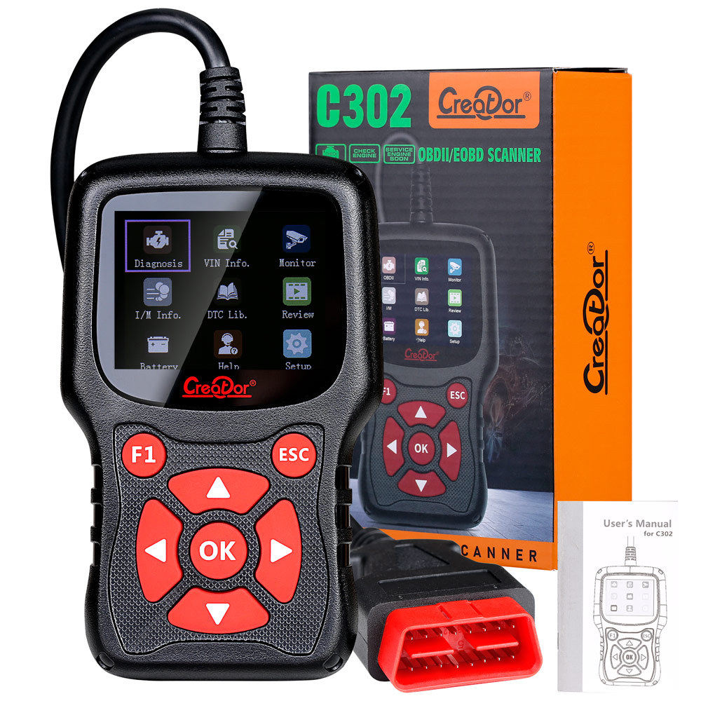 CreatorC302OBDII/EOBD扫描仪汽车诊断工具OBDII汽车扫描仪