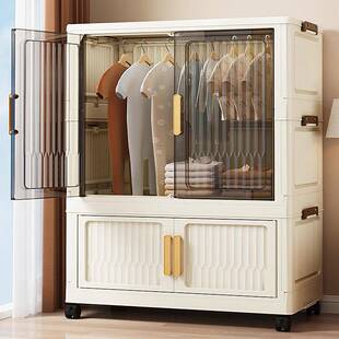 免安装收纳柜卧室婴儿宝宝小衣橱儿童衣柜家用折叠式大容量储物柜