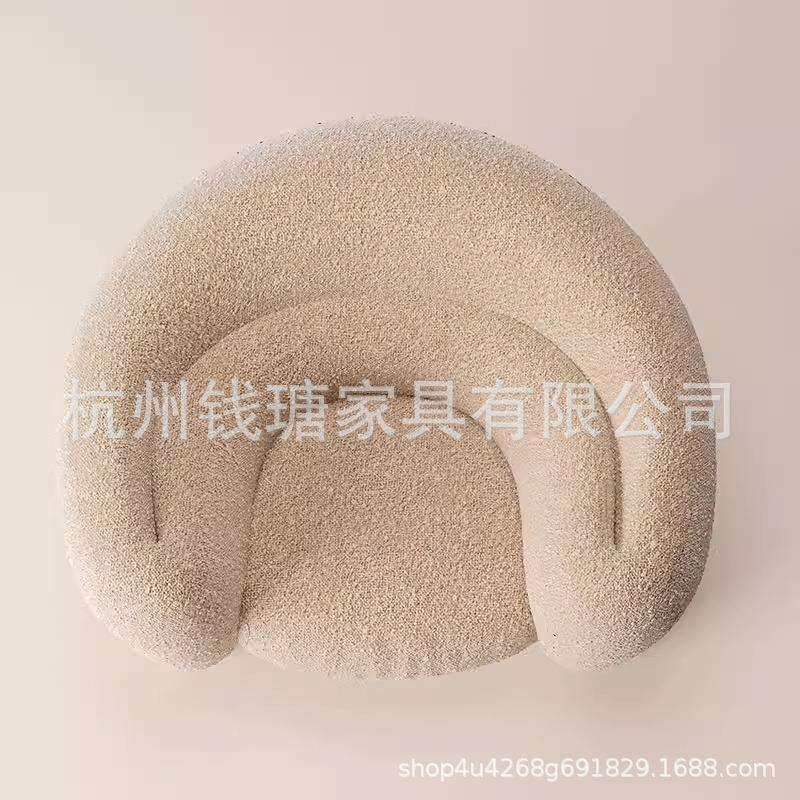 北欧现代设计师单人网红别墅区样板房售楼部酒店服装店沙发意式