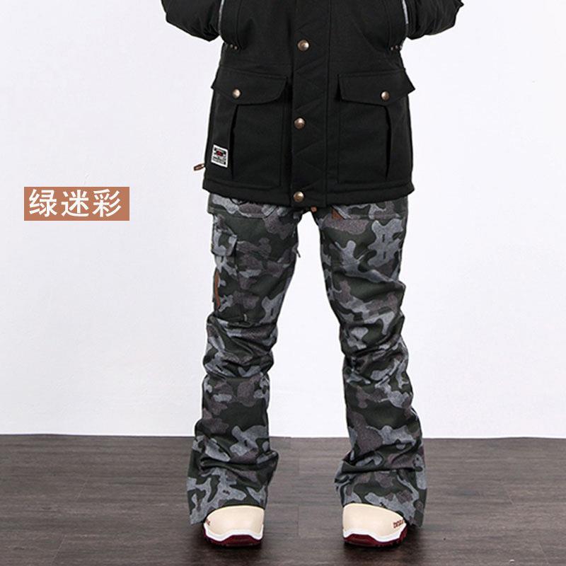 单板双板冬季滑雪裤女男款防风保暖冲锋裤情侣款加厚韩版风