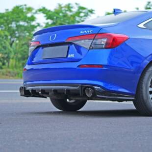 适用于22款十一代思域三厢版战斗款后唇后包围小包围侧裙尾翼前铲