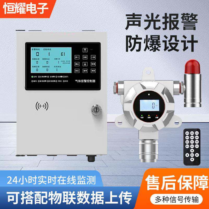 在线式液氨报警器冷链冷库漏氨报警器分体式耐高温指导安装