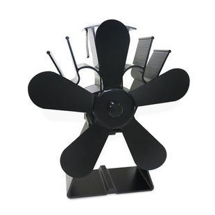 节能壁炉风扇驱暖风扇温差发电热动力壁炉风扇耐高温合金材质