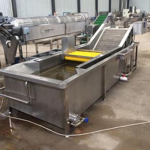 腌渍类蔬菜清洗机 海白菜气泡清洗机 不锈钢网带清洗机
