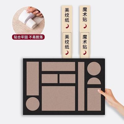 复古风毛毡板背景板文化挂墙桌IGE面墙软木板照片贴墙便签板自墙