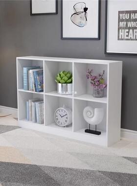 简书JLT柜书自架易组落地简约置物架收纳小柜子由格子合柜省空间