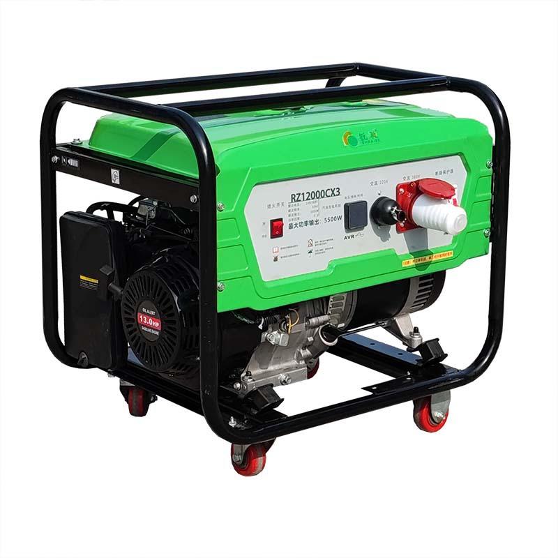 新款8/kW220V38V单三等功率手拉起动0电WRY启相动汽油应急9发电机