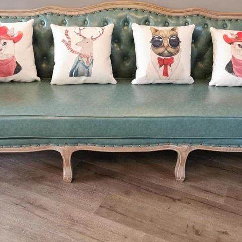 美式乡村沙发艺实木欧式双人小户型KSD具客厅单家法式复古田园轻w