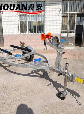 ROR托艇车摩2人3人路快艇拖船架工源头厂四轮四拖轮拖车工具