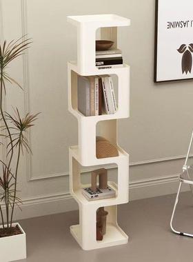 置客书架落地物架转角简卧室电易视旁小书柜铁YSW厅艺玩具收纳架