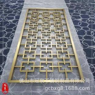 创意不锈酒钢水玻晶璃屏风隔断CKG墙店售楼部砂透光磨水晶玻璃屏