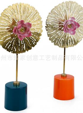 创意轻奢15741简约高档家居厅客玄关装饰摆件酒店餐厅刺造装身姿