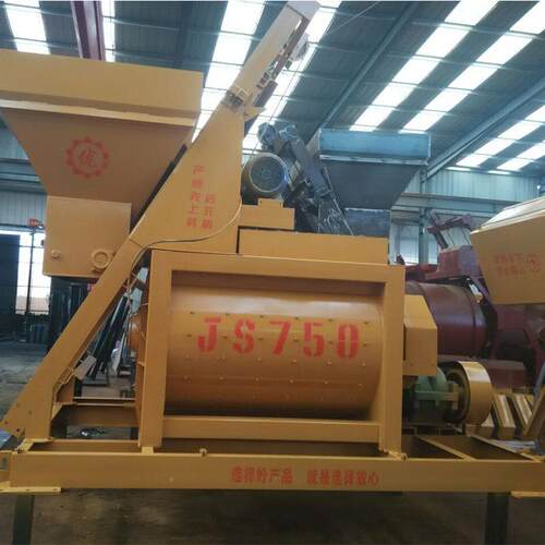 S500EOP-100卧0混凝土搅拌机自动水泥搅拌机J式双轴强制型搅拌机