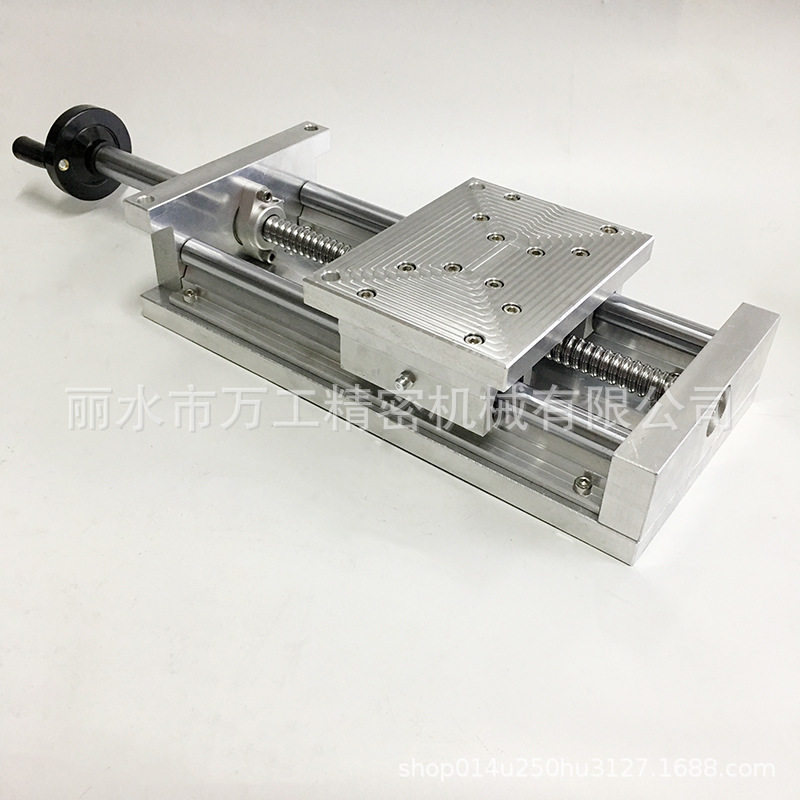 滚珠丝杆电动滑台简易模组 PT110-200 SBR圆柱形导轨滑台