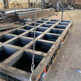 混凝土联锁软体排模具海42640边模连锁预块模块板软体排砼制块钢