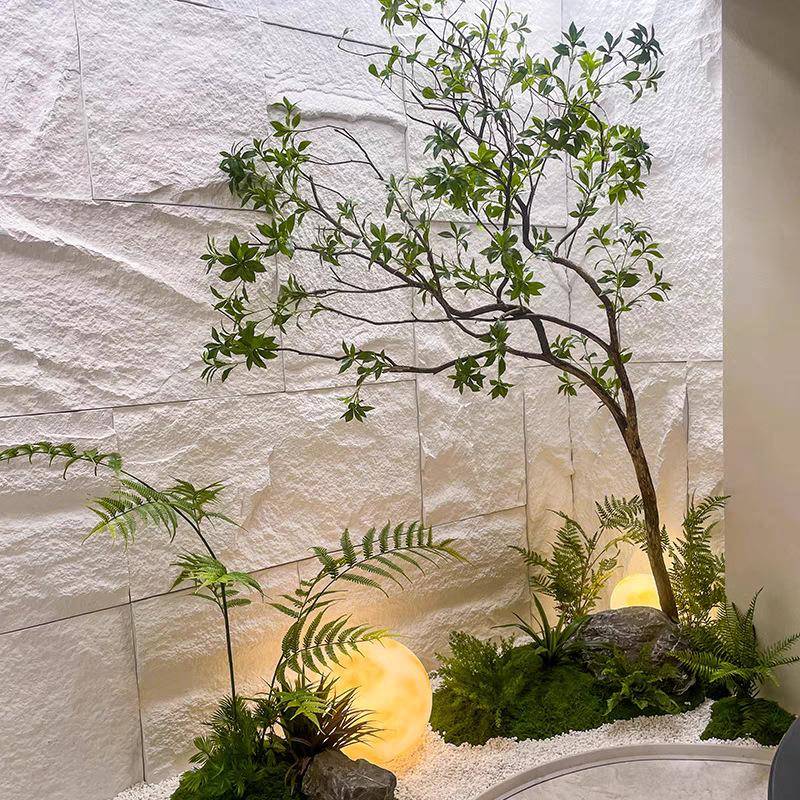 精马品木造景489绿植橱窗室内醉植物仿真假装饰树树大型榕树简约