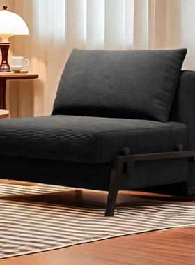 可折叠YPF多功能两用沙发灯绒单小芯户型客厅书床房双人人办公室